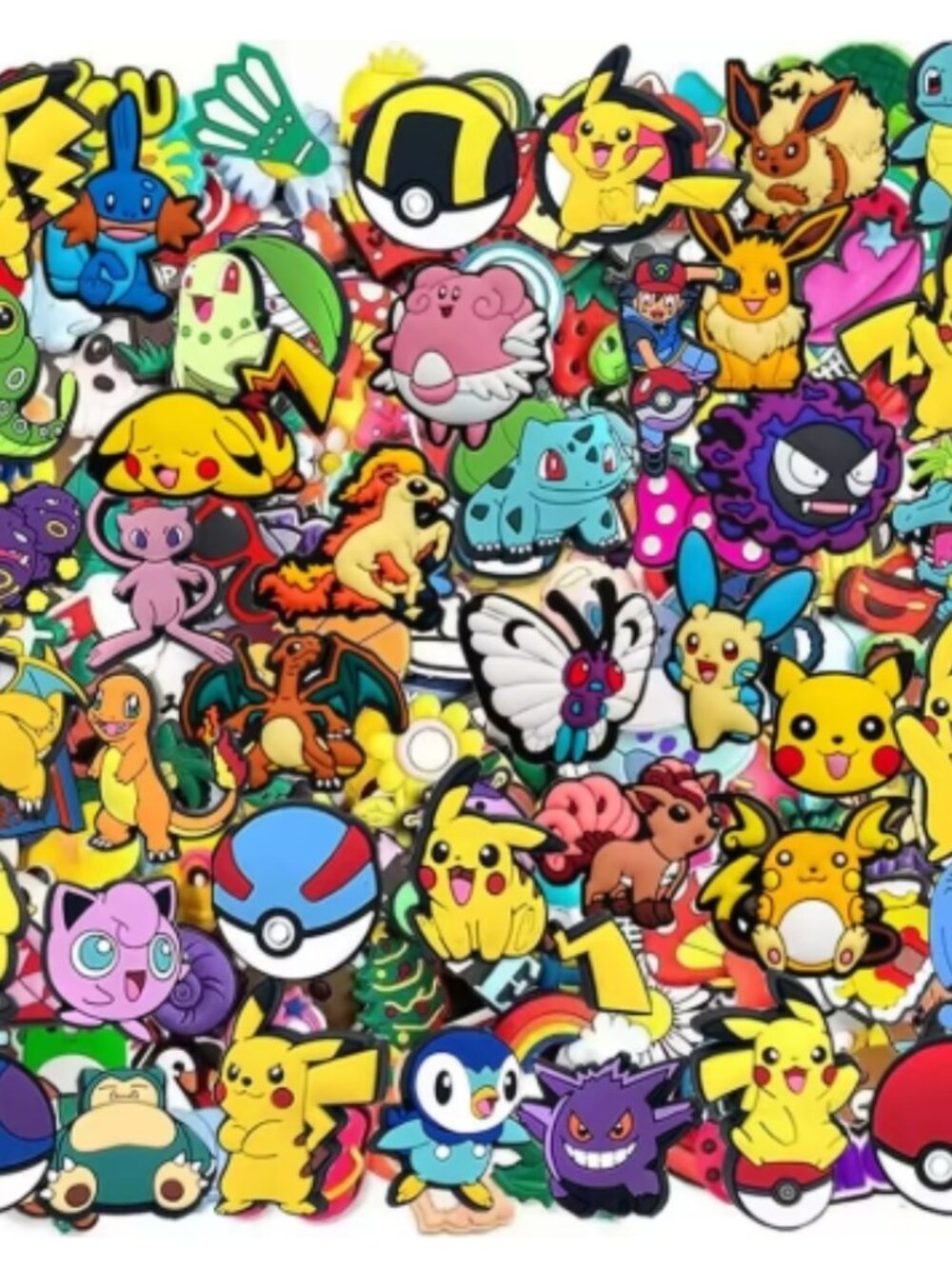 Pokemon Croc Charms 50pcs